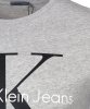 T-shirt koszulka Calvin Klein Jeans męska z okrągłym dekoldem szara